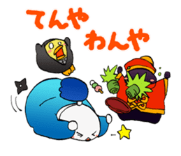 Egg Zamurai and Friends sticker #4589432