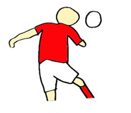 Soccer Player Sticker sticker #4589644