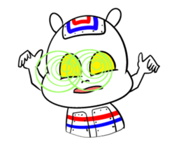 A Robo dog and various robots sticker #4589710