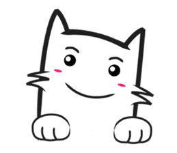 Cool kid cat sticker #4589793