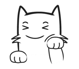 Cool kid cat sticker #4589795