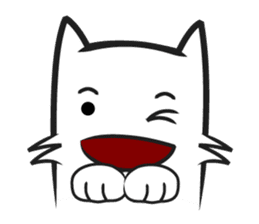 Cool kid cat sticker #4589796