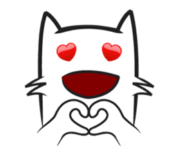 Cool kid cat sticker #4589797