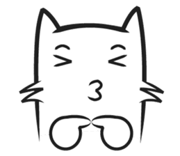 Cool kid cat sticker #4589799