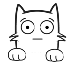 Cool kid cat sticker #4589800