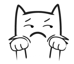 Cool kid cat sticker #4589804