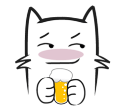 Cool kid cat sticker #4589805