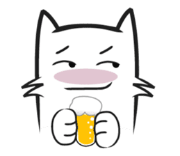 Cool kid cat sticker #4589805