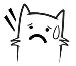 Cool kid cat sticker #4589810