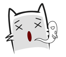 Cool kid cat sticker #4589813