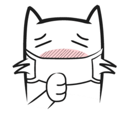 Cool kid cat sticker #4589817