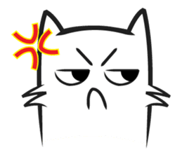 Cool kid cat sticker #4589823