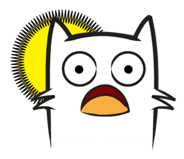 Cool kid cat sticker #4589825