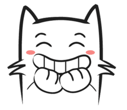 Cool kid cat sticker #4589828