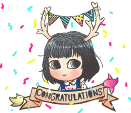 Oh! My Deer Debbie sticker #4590637