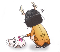 Oh! My Deer Debbie sticker #4590639