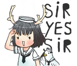 Oh! My Deer Debbie sticker #4590641