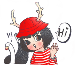 Oh! My Deer Debbie sticker #4590643