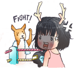 Oh! My Deer Debbie sticker #4590646