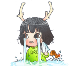 Oh! My Deer Debbie sticker #4590647