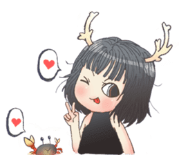 Oh! My Deer Debbie sticker #4590652