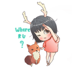 Oh! My Deer Debbie sticker #4590656