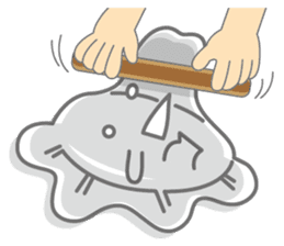 Oppa steamed dumplings sticker #4590926