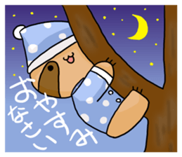 Takeshi of the sloth sticker #4591074