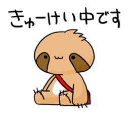 Takeshi of the sloth sticker #4591081