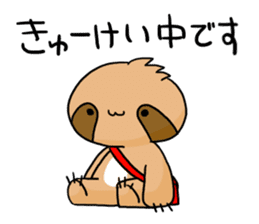 Takeshi of the sloth sticker #4591081