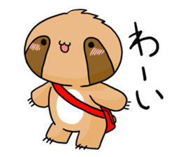 Takeshi of the sloth sticker #4591084