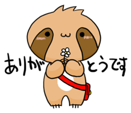 Takeshi of the sloth sticker #4591086