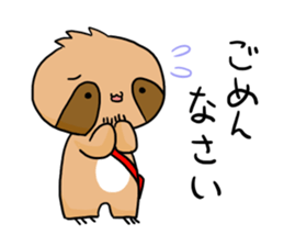 Takeshi of the sloth sticker #4591087