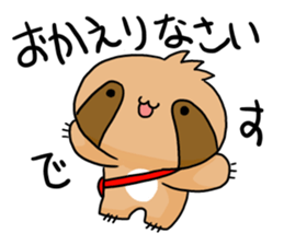 Takeshi of the sloth sticker #4591090