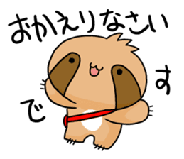 Takeshi of the sloth sticker #4591090