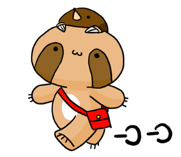 Takeshi of the sloth sticker #4591096