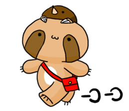Takeshi of the sloth sticker #4591096
