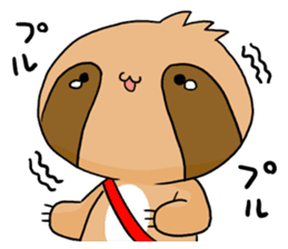 Takeshi of the sloth sticker #4591100