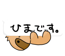 Takeshi of the sloth sticker #4591109