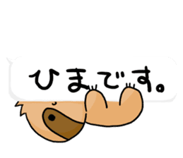 Takeshi of the sloth sticker #4591109