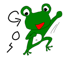 Frog-kun sticker #4591496