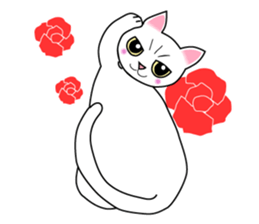 Balloon cat Apricot sticker #4591612