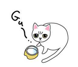 Balloon cat Apricot sticker #4591615