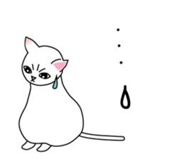 Balloon cat Apricot sticker #4591619