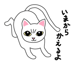 Balloon cat Apricot sticker #4591629