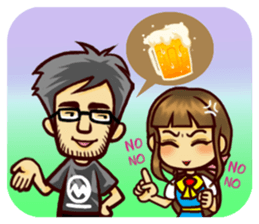 Let's go to have dinner sticker #4591661