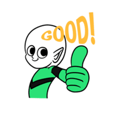 Even this is alien sticker #4592482