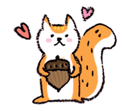 Cute Little Squirrel sticker #4592672