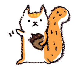 Cute Little Squirrel sticker #4592681