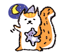 Cute Little Squirrel sticker #4592682